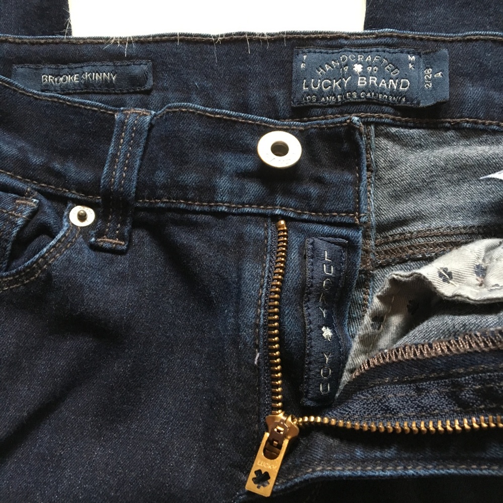 🎉HP🎉Lucky Brand Brooke Skinny Jeans Size 2/26 - Picture 6 of 10